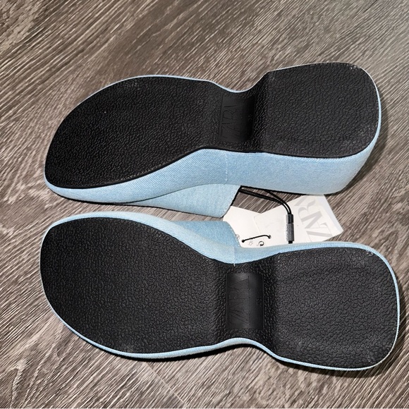 ZARA Denim Sandals - Picture 8 of 9